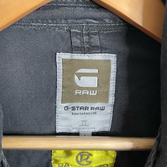 G star raw hooded jacket black large - Picture 8 of 8